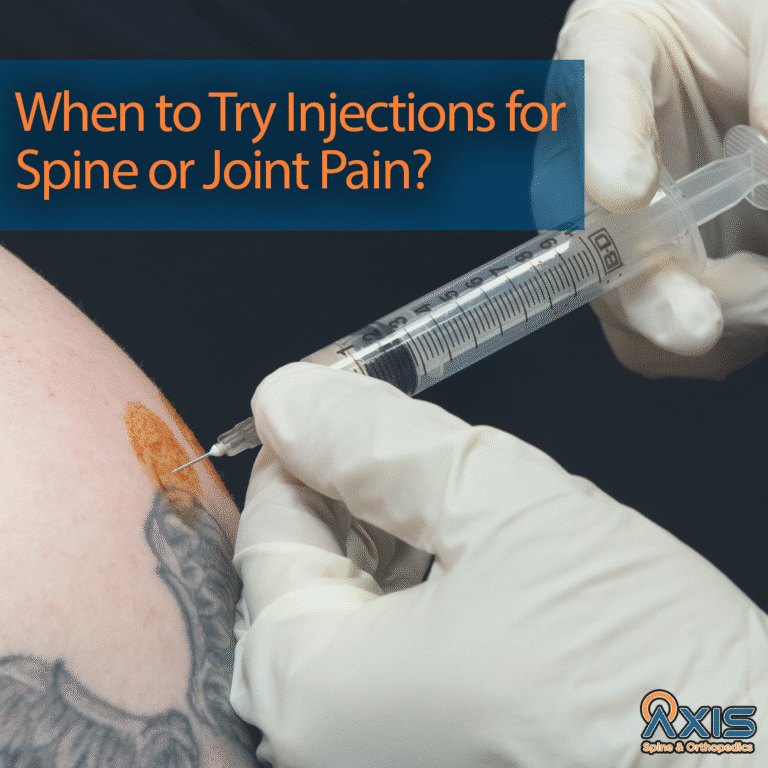 When to try injections